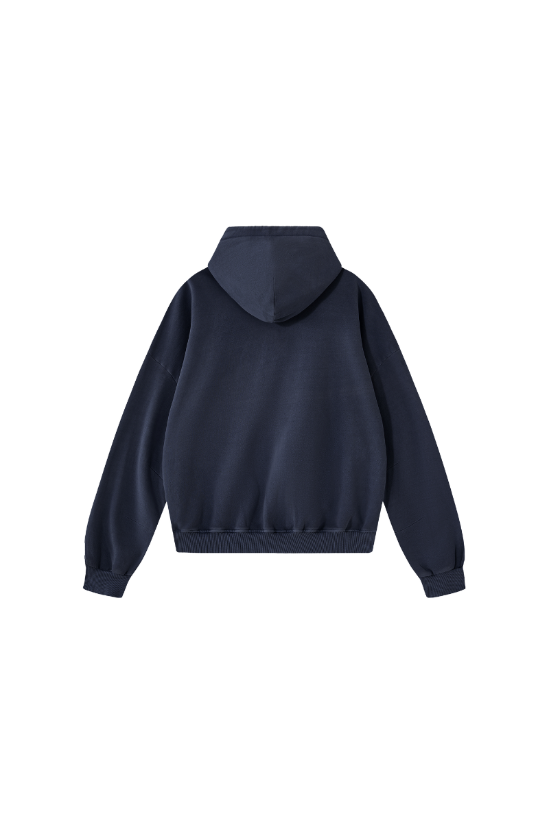 Men's Fall 100% Cotton Kangaroo Pocket Washed Hoodies