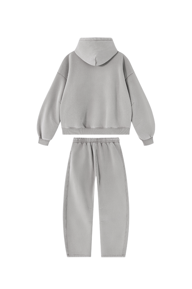 Men's Fall Fleece Sets:Relaxed Hoodie And Sweatpants