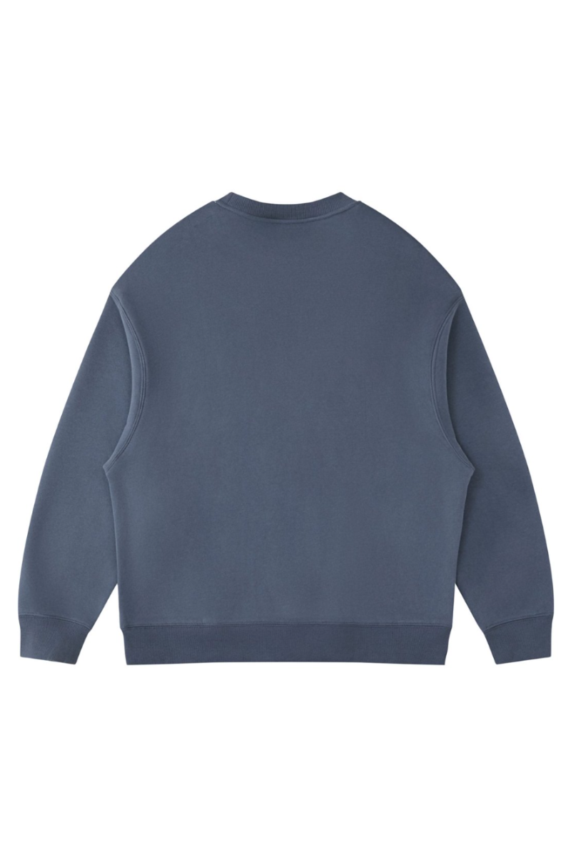 Men's Fall Fleece‑Lined Drop Shoulder Oversized Pullover