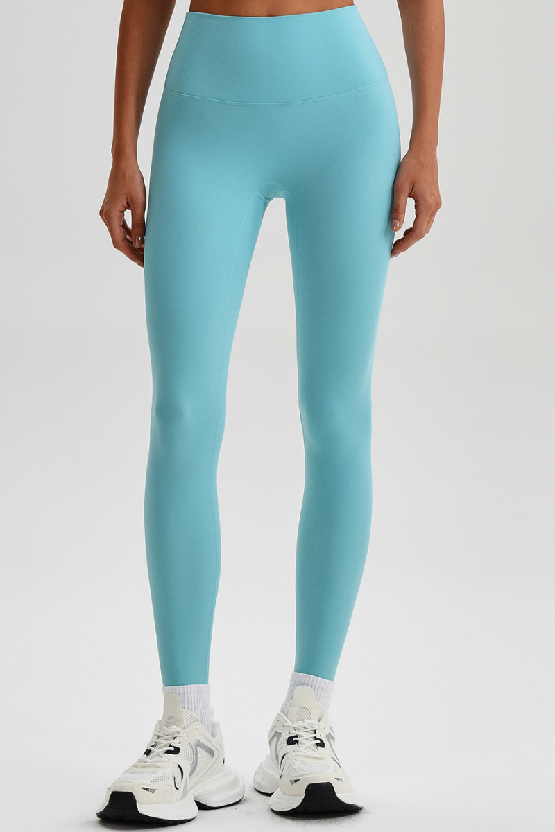Women High Waisted Butt Lifting Seamless Naked Sensation Yoga Leggings