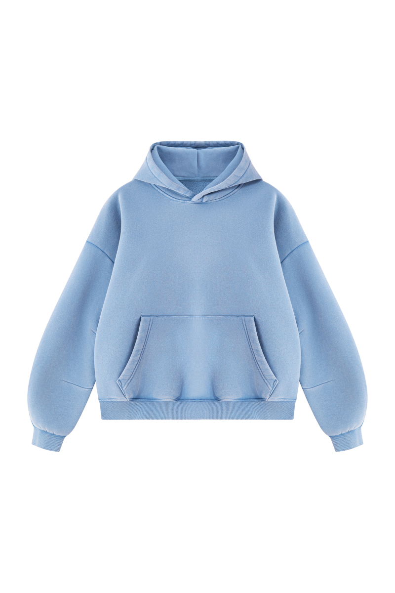 Women's Fall Fleece Heavyweight Washed Drop Shoulder Hoodie