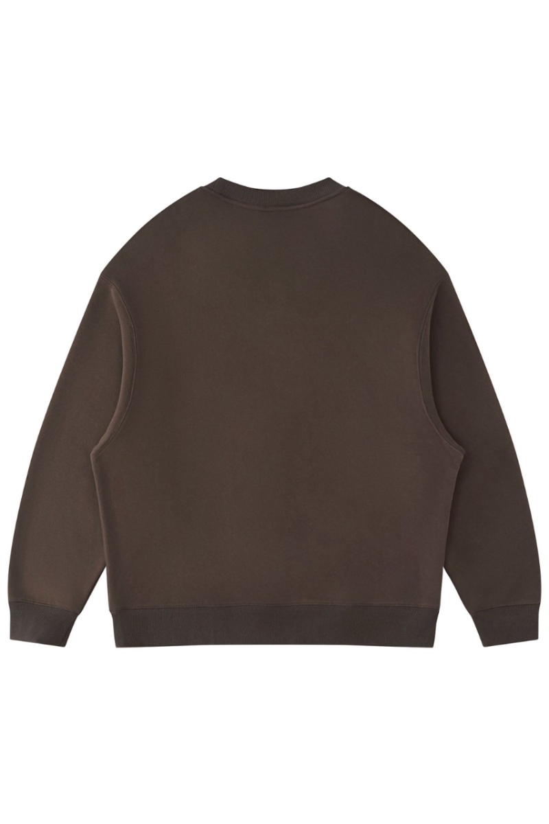 Men's Fall Fleece‑Lined Drop Shoulder Oversized Pullover