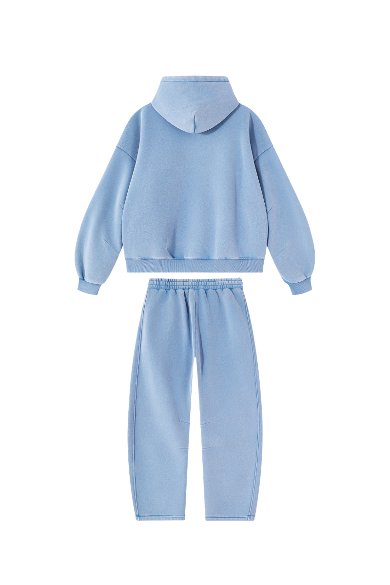 Men's Fall Fleece Sets:Relaxed Hoodie And Sweatpants