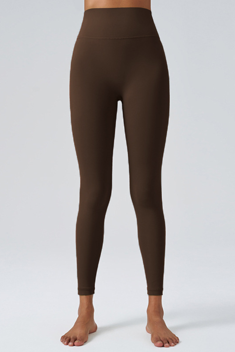 Women's High-waist shaping Tucking Nine-inch Leggings