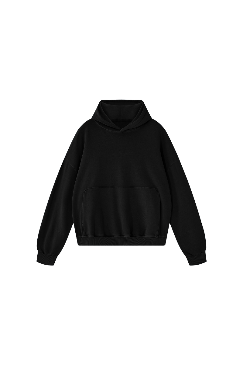 Unisex Fall 100% Cotton Kangaroo Pocket Washed Hoodies