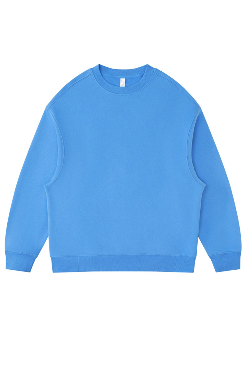 Men's Fall Fleece‑Lined Drop Shoulder Oversized Pullover