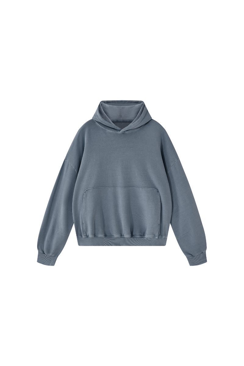 Women's Fall 100% Cotton Kangaroo Pocket Washed Hoodies