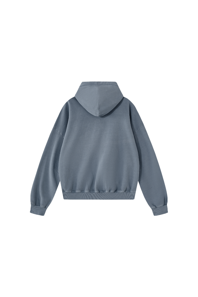 Unisex Fall 100% Cotton Kangaroo Pocket Washed Hoodies