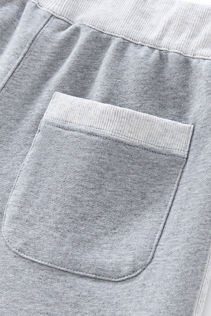 Women's Fall Color Block Set:Cropped Hoodie And Sweatpants