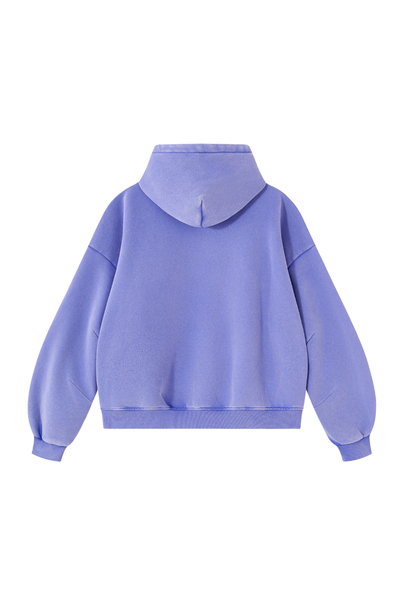 Unisex Fall Fleece Heavyweight Washed Drop Shoulder Hoodie