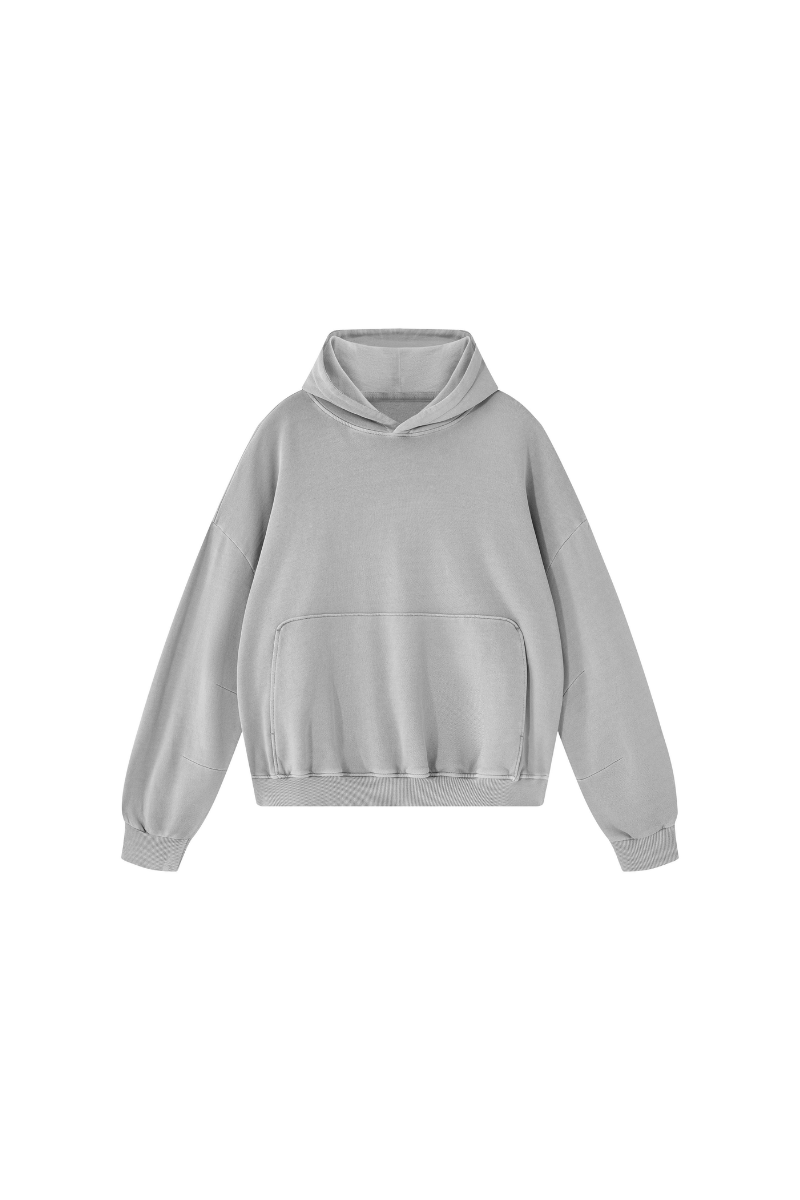 Men's Fall 100% Cotton Kangaroo Pocket Washed Hoodies
