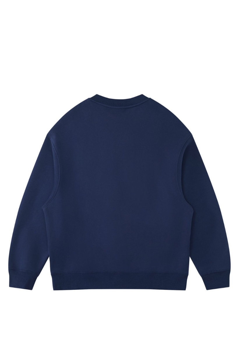 Men's Fall Fleece‑Lined Drop Shoulder Oversized Pullover