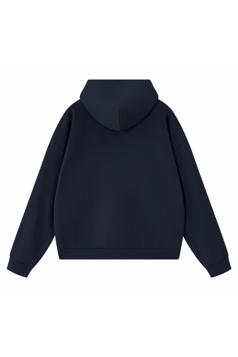 Men's Fall Boxy Fit French Terry Kangaroo Pocket Hoodie
