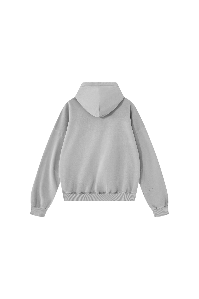 Unisex Fall 100% Cotton Kangaroo Pocket Washed Hoodies