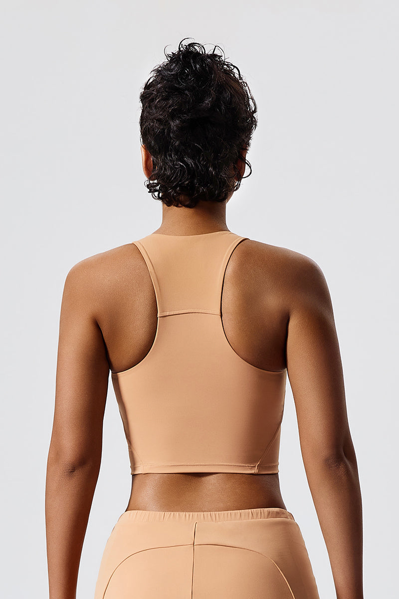 Women Eco-Friendly Renewable Fabrics Tight Fit With Chest Pad Outdoor Golf Fitness Tennis Vests