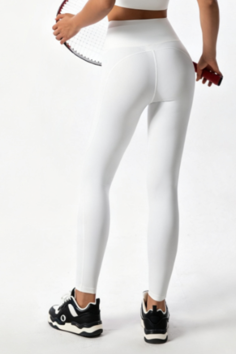 Women's Cross V Waist Bare Feel Butt Lifting Yoga Leggings