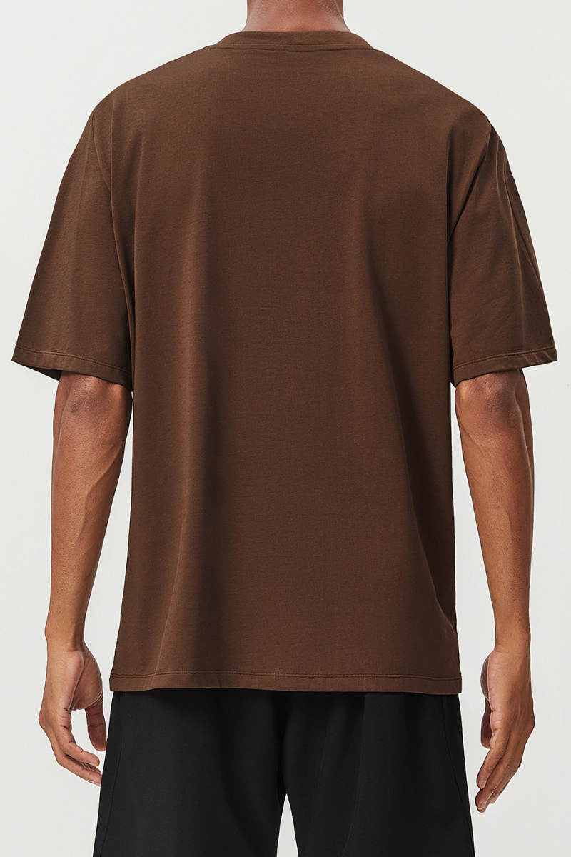 Men's  Summer 100% Cotton Breathable Loose Sports T-Shirt