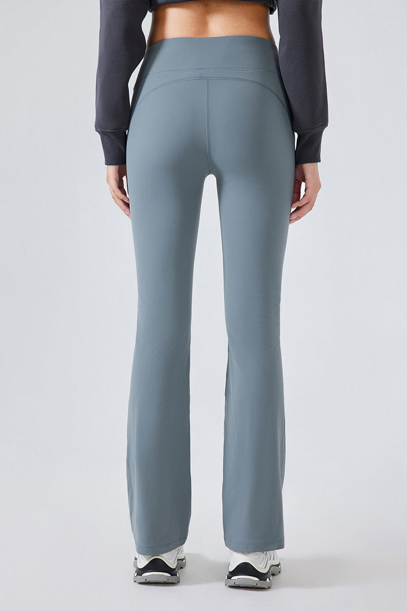 Women Fleece Yoga Flare Pants