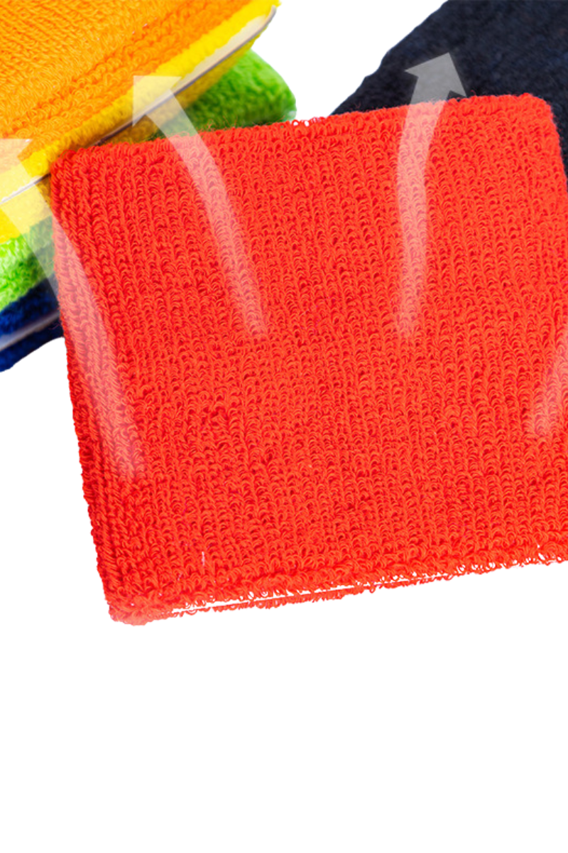 Multi-Color Sports Sweat-Absorbent Towel Wristband