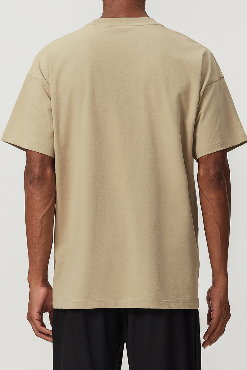 Men's Athletic Summer 100% Cotton Solid T-Shirt