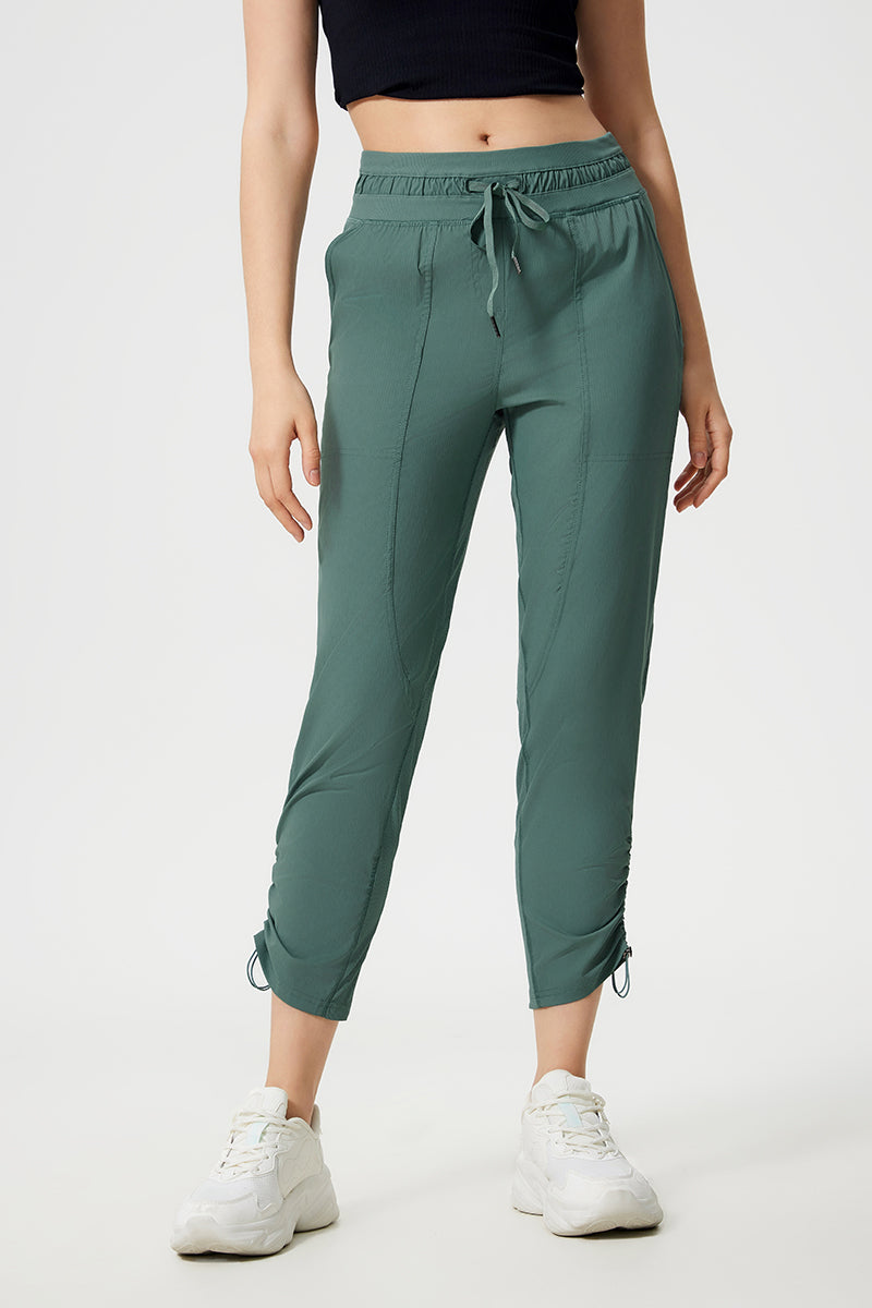 Women Straight Light Breathable Ice Feeling Slim Running Fitness Casual Sweatpants