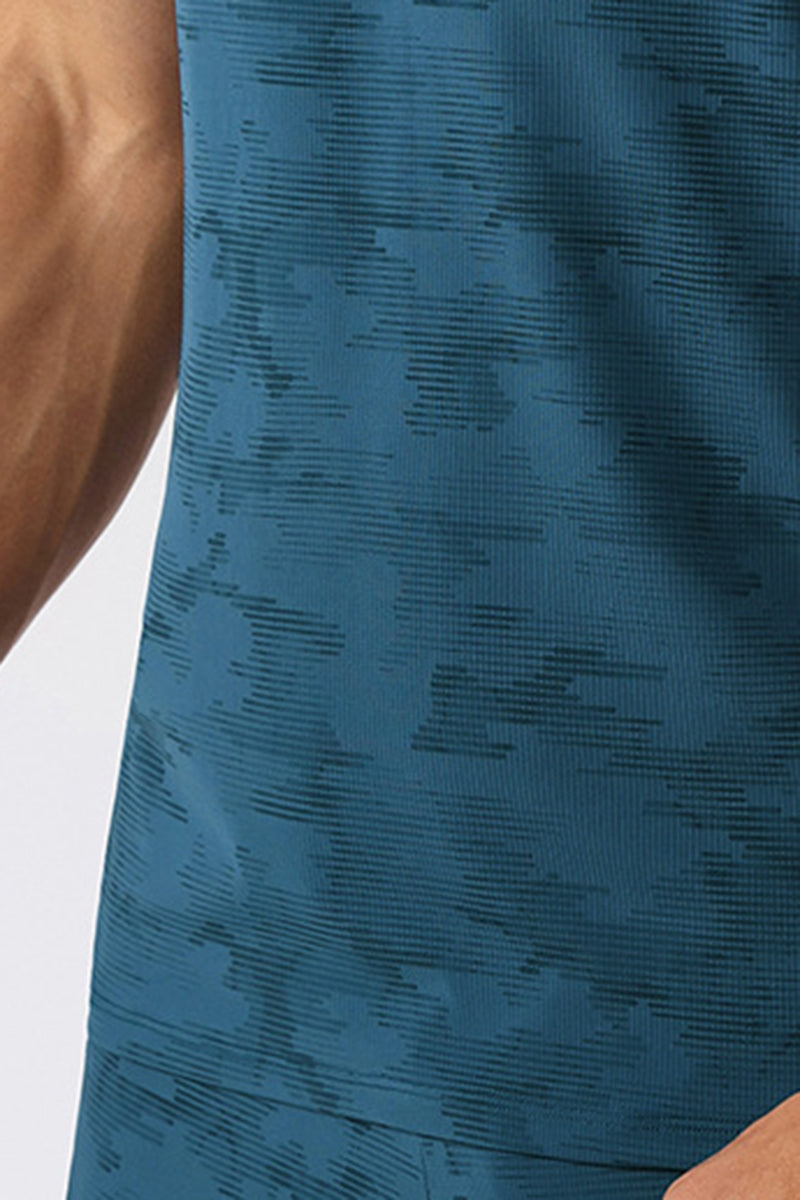 Men's Summer Cooling Lightweight Round Neck Sport T-shirt