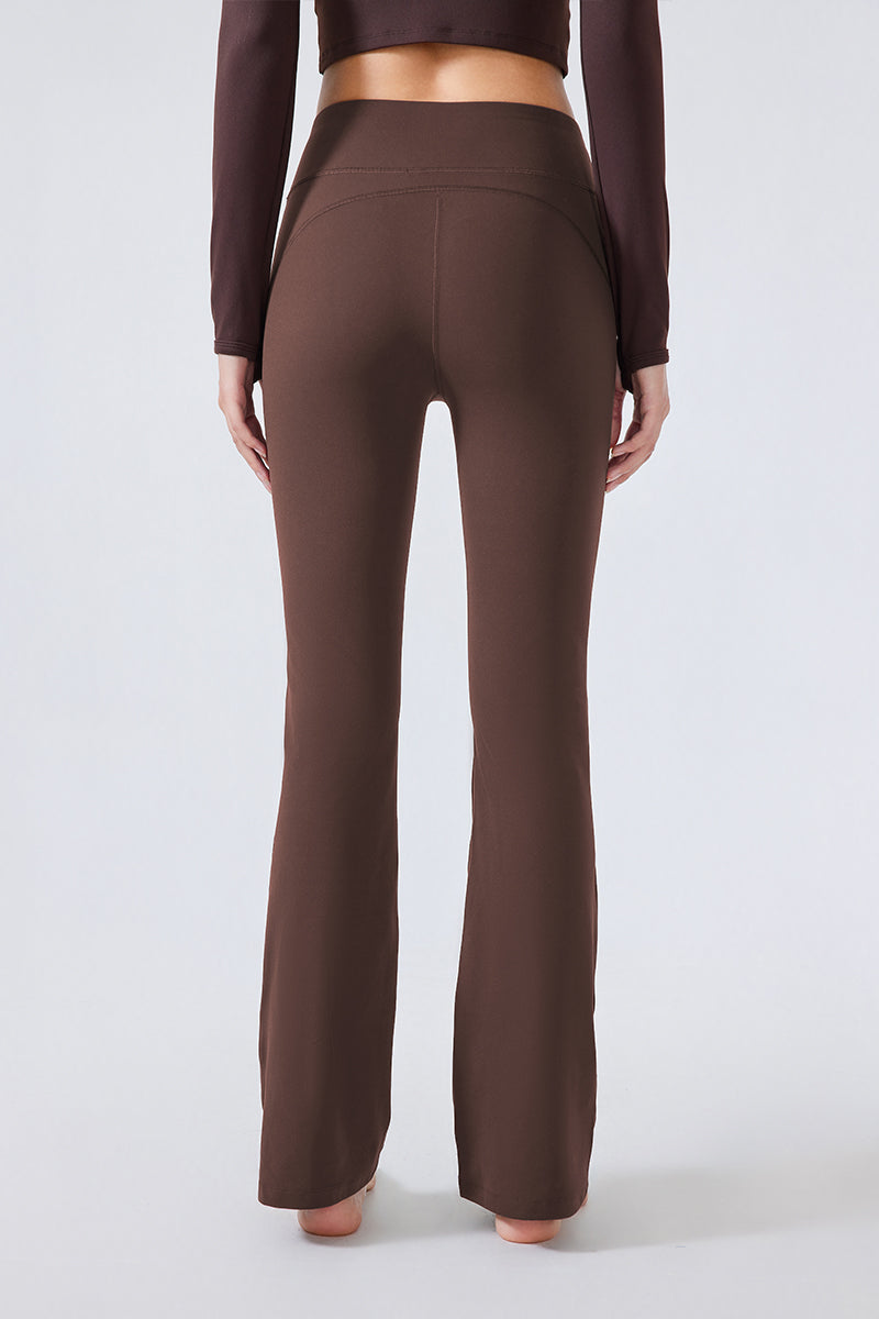 Women Fleece Yoga Flare Pants