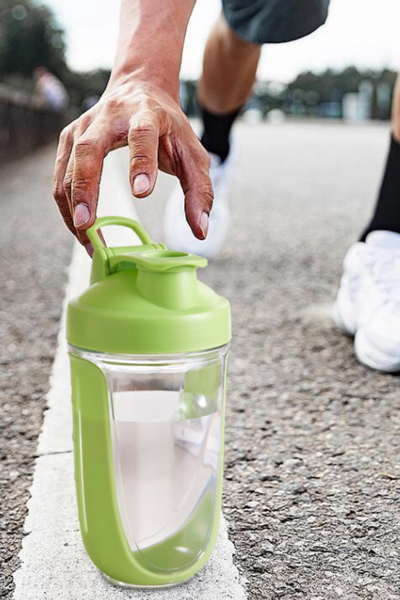 500ml Shaker Bottle With Clear Body (Logo Customization)