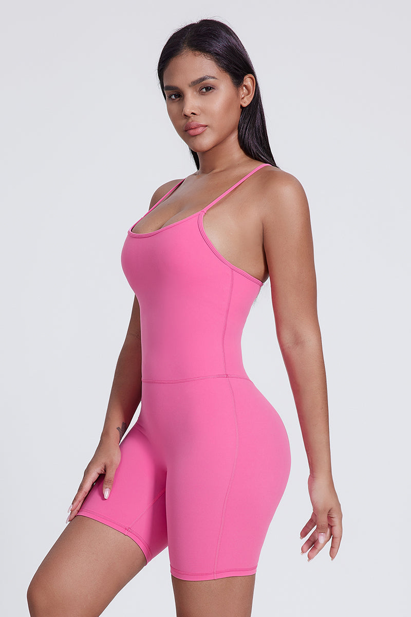 Women'S Backless Suspender Hip Lift And Belly Tucking Yoga Set
