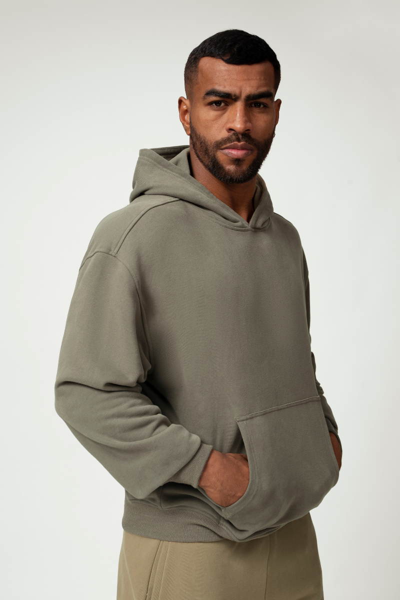 Men's Hooded Loose-Fitting Sports Casual Hoodie