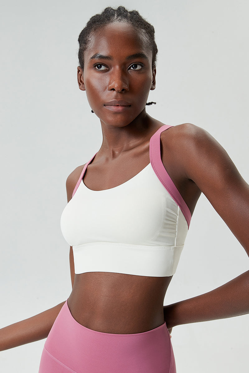 Full coverage with wide straps Sports bra