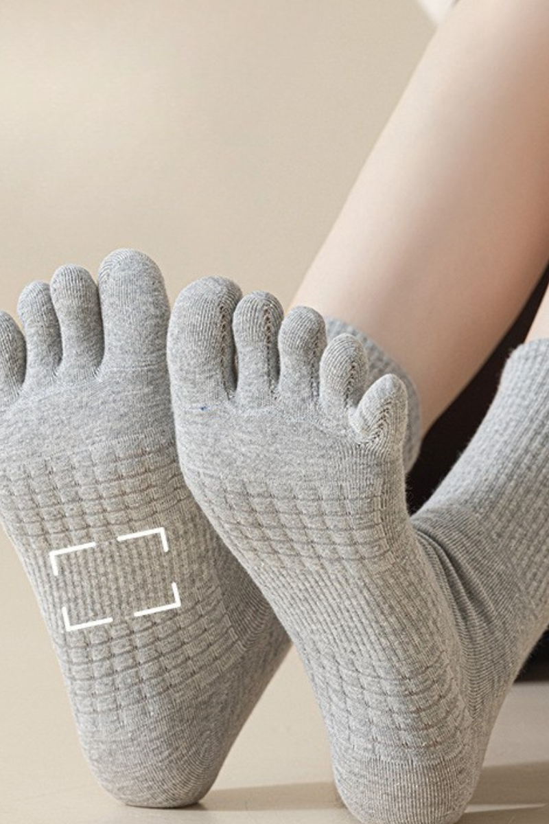 Women's Cotton Sweat-Wicking Yoga Five-Toe Socks