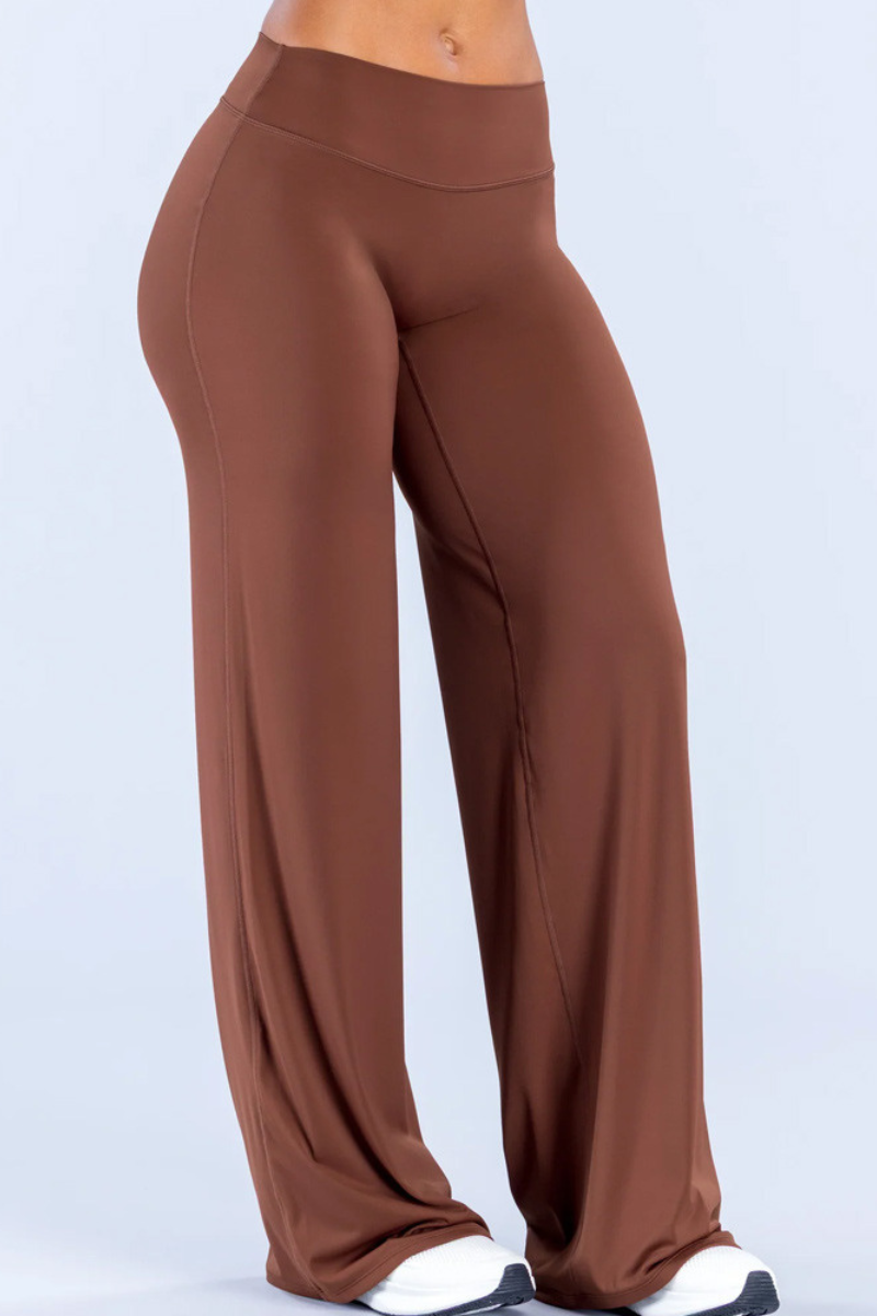 Women's Athletic Naked Feel Draped Yoga Wide Leg Pants