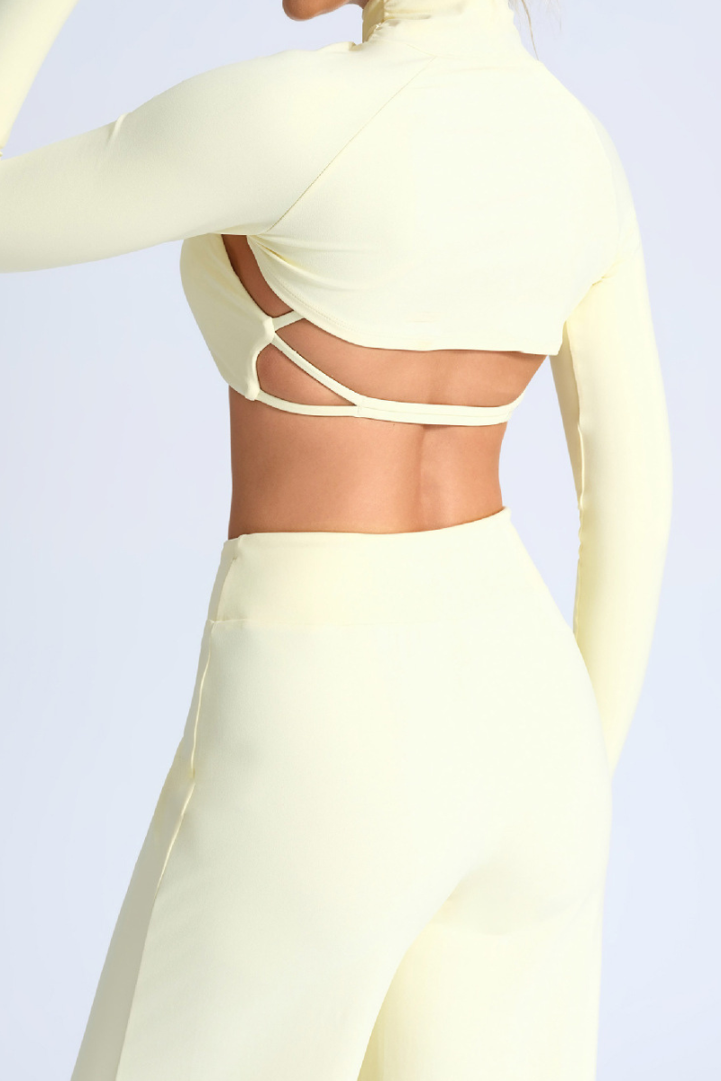 Women's High Neck Quick Dry Casual Long Sleeve Sports Top