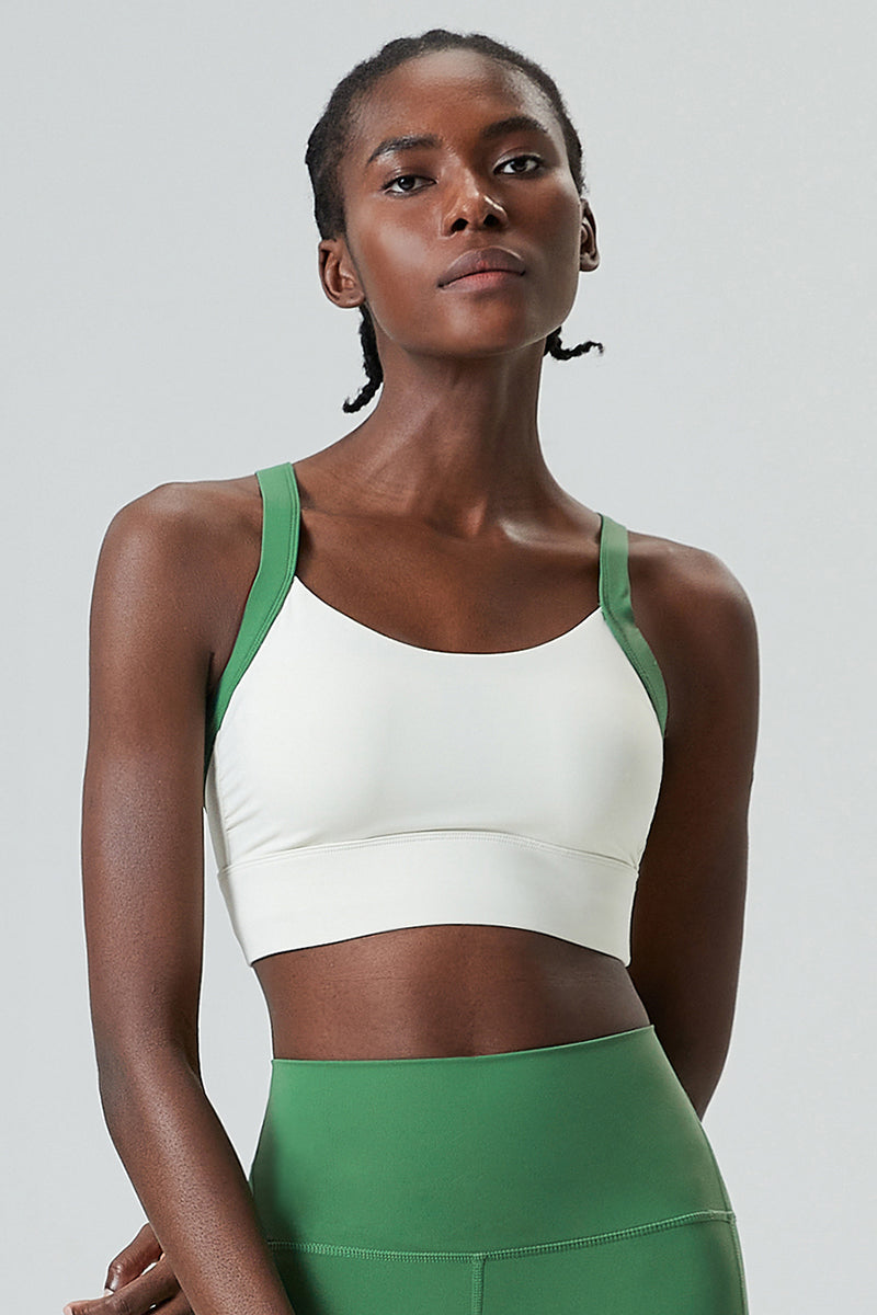 Full coverage with wide straps Sports bra