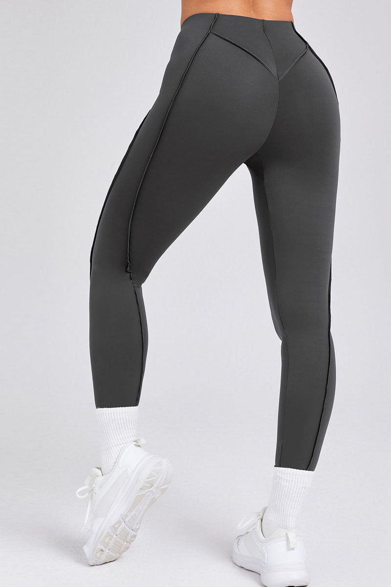 Women Patchwork Linear Stereoscopic Skinny Beauty Out Running Fitness Exercise Yoga Pants