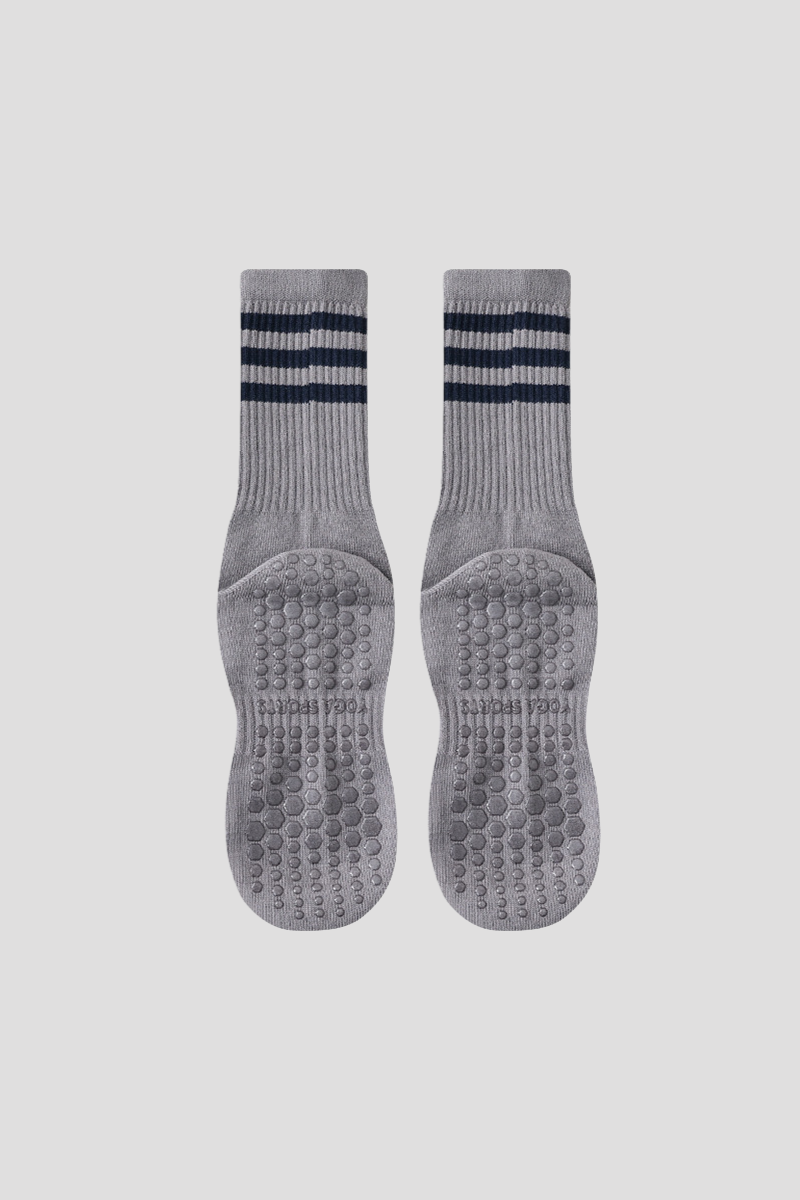 Women's Color Striped Pilates Yoga Tube Socks