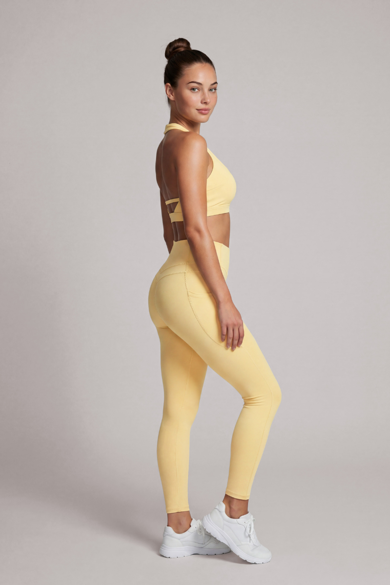 Women's Halter Cutout Back & Leggings 2Pcs Sports Yoga Set