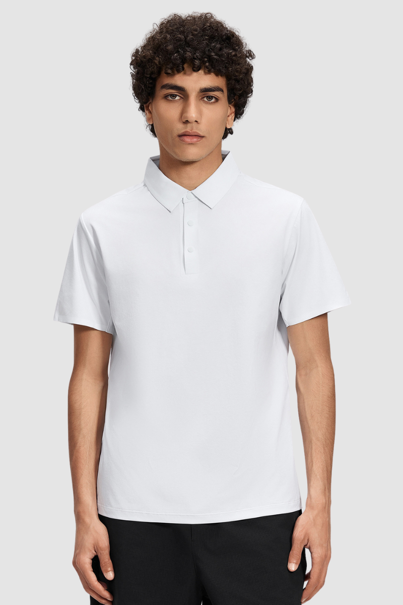 Men's Summer Breathable Polo Short-Sleeved T-shirt