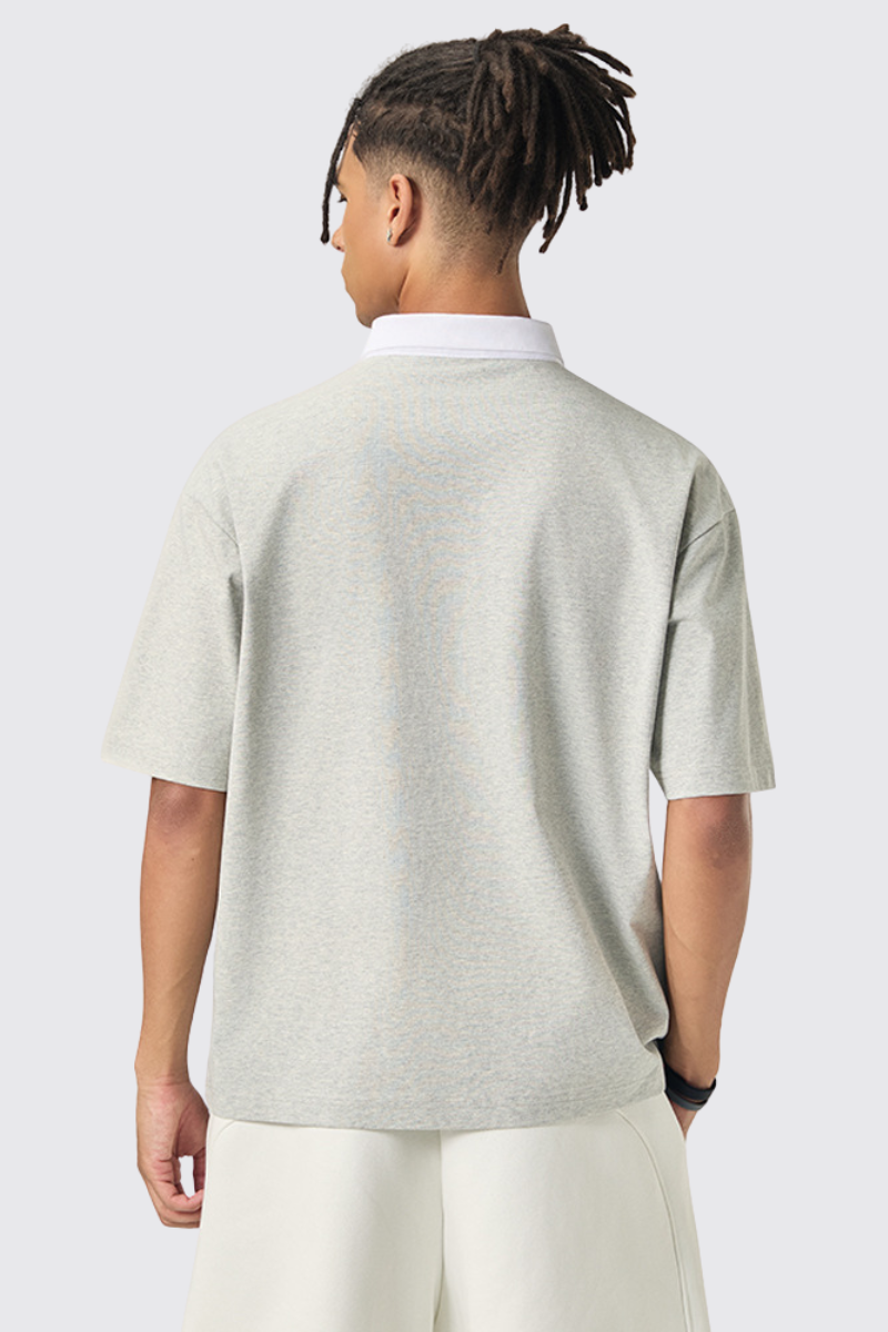 Men's Quick Dry UV Protection Color Block Varsity T-Shirt