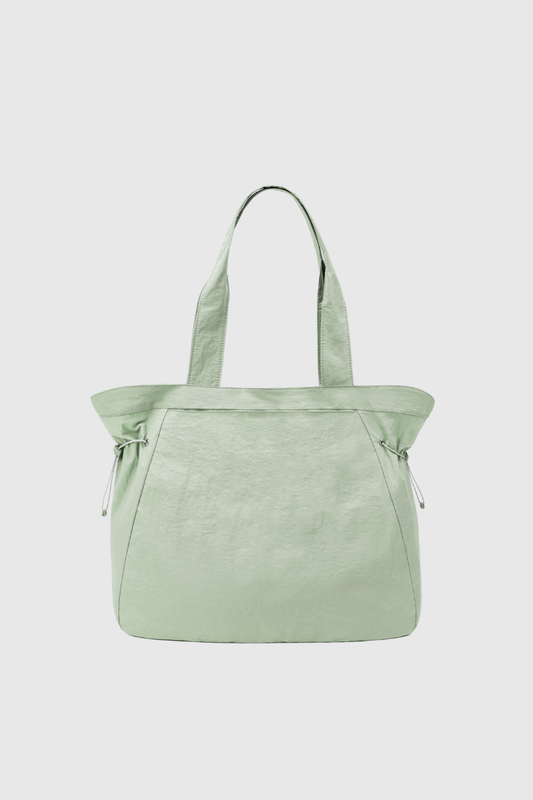 Nylon Drawstring Adjustable Drawstring Side Sports Tote Bag