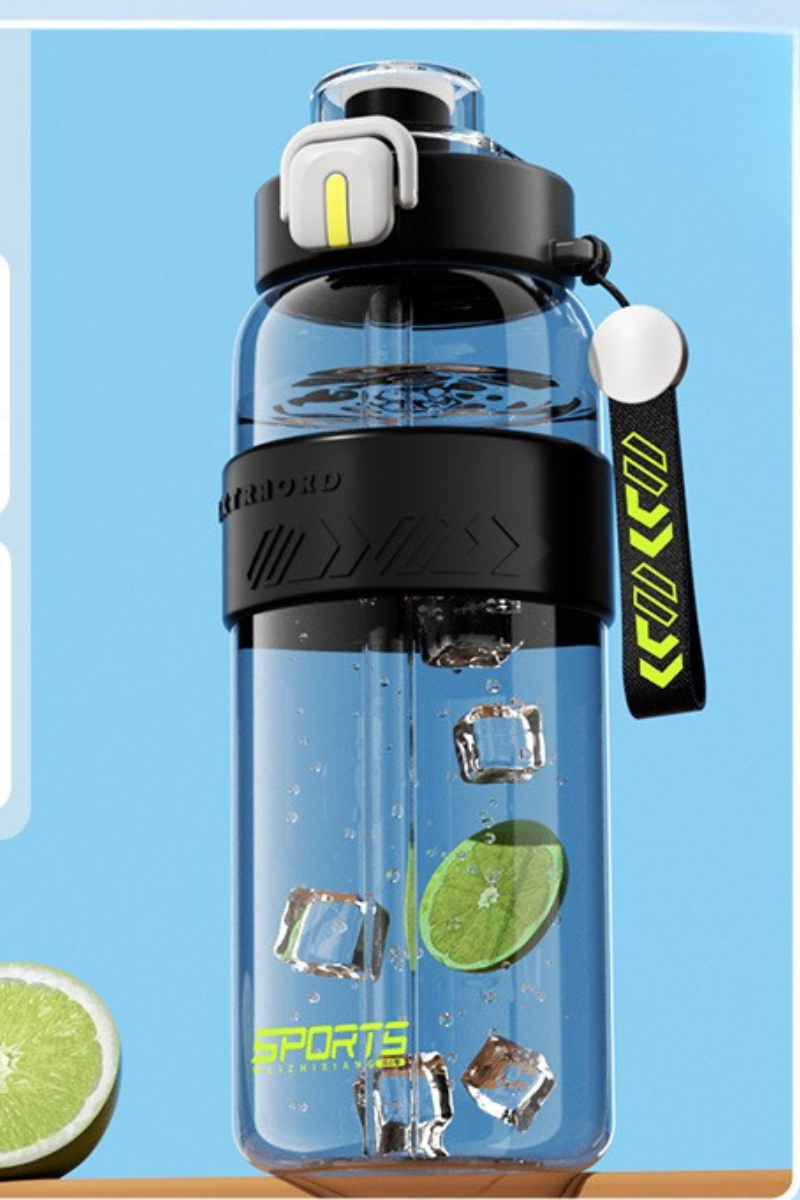 Outdoor Portable Thickened1200ML Heat Resistant Water Bottle