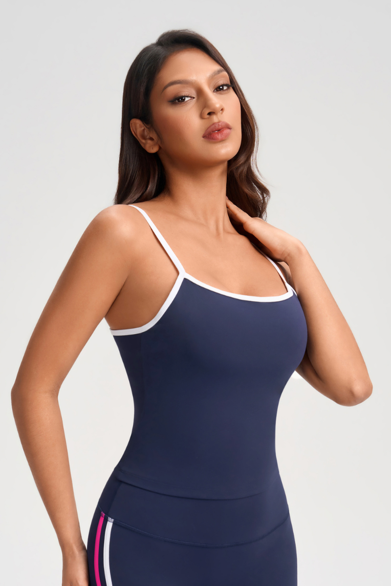 Women's Color-Block Camisole Tank Top