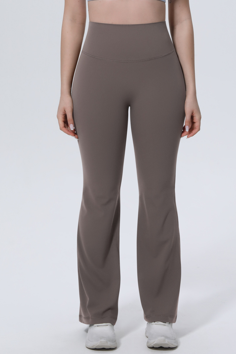 Women's Athletic High Waist And Hip Tight Yoga Flared Pants