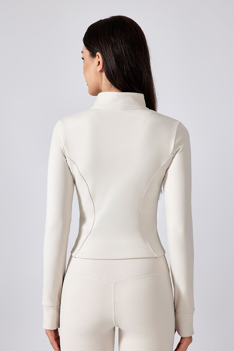 Women Yoga Sport Zipper Jacket