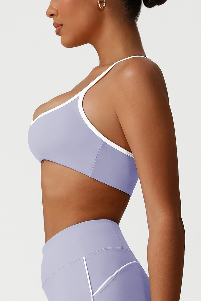 Women Cross-Back Supportive High-Impact Naked-Feel Sports Bra