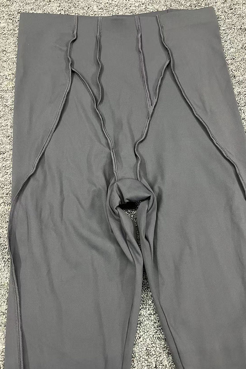 Women Patchwork Linear Stereoscopic Skinny Beauty Out Running Fitness Exercise Yoga Pants