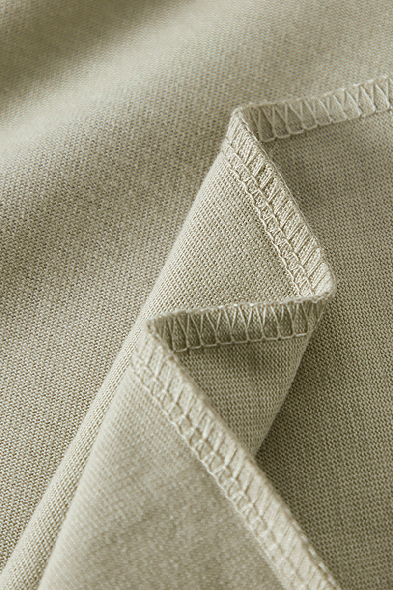Men's Streetwear Cotton Loose Fitting Solid Pullover