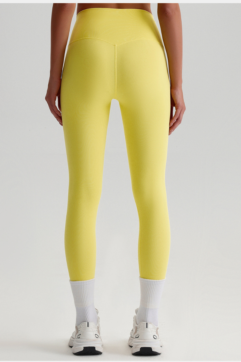Women High Waisted Butt Lifting Seamless Naked Sensation Yoga Leggings