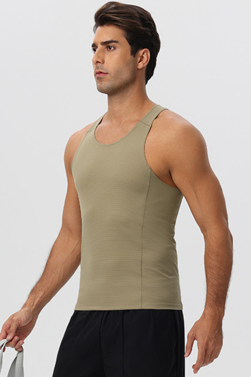 Men's Mesh Breathable High Stretch Quick Dry Tank Top